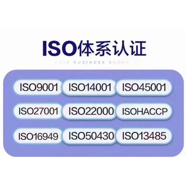 ISO體系認證