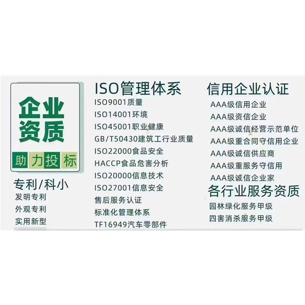 企業(yè)資質(zhì)